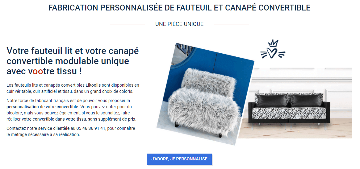 Personnalisation des convertibles Likoolis