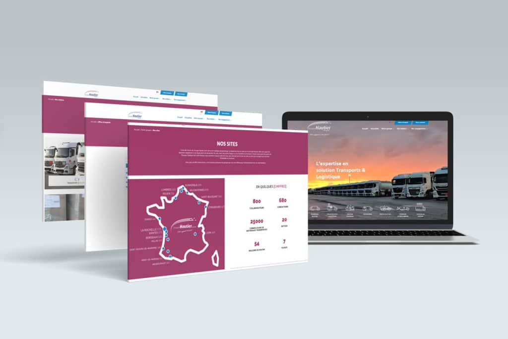 Refonte de site web du Groupe Hautier Transports