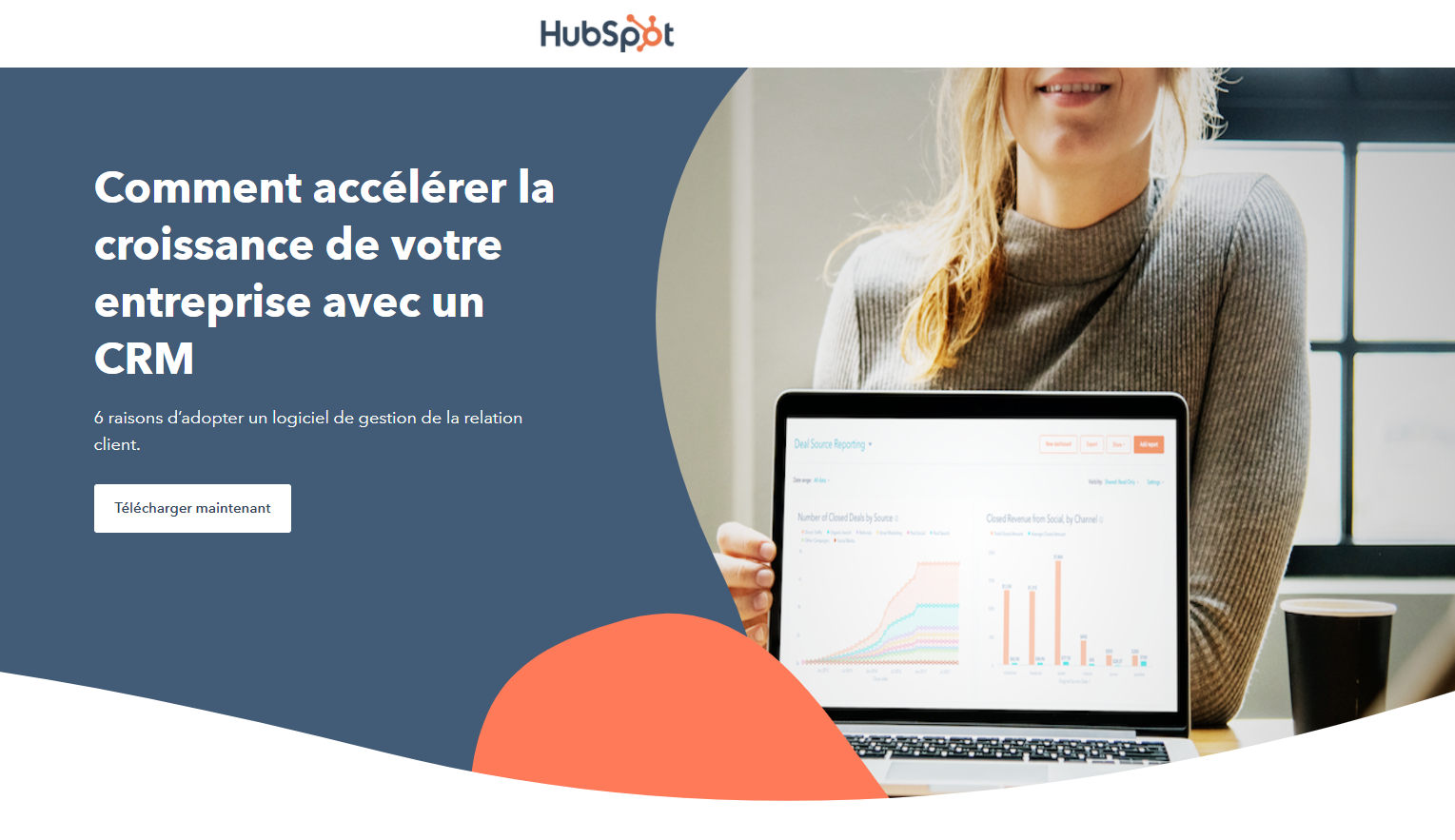 Exemple d'une landing page efficace avec Hubspot