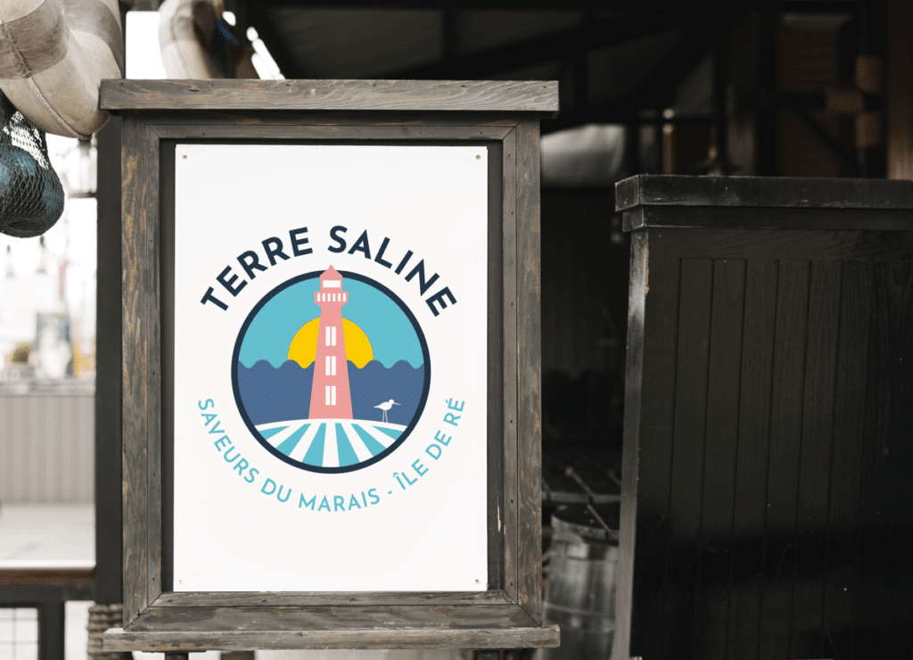 Création du logo Terre Saline par l'agence de communication Naskigo