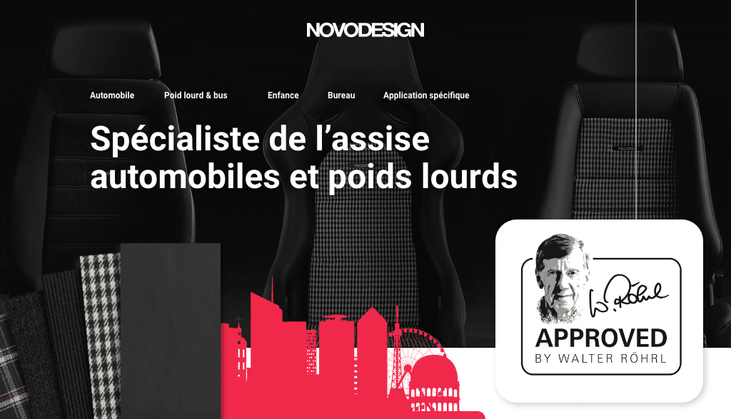 refonte du site internet de novodesign