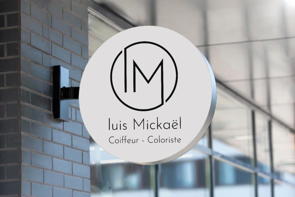 Création du logo luis Mickaël