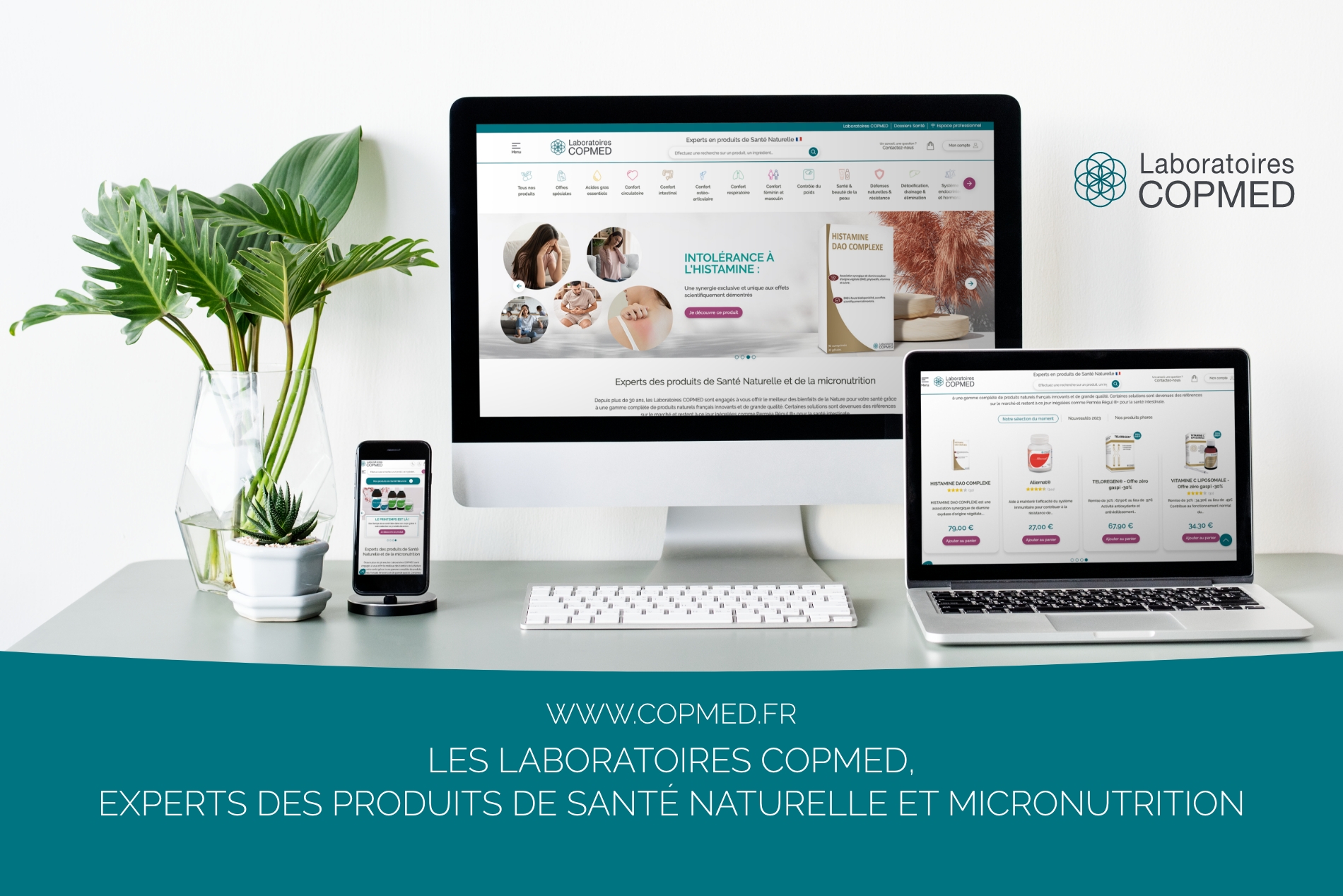 Refonte du site e-commerce des Laboratoires COPMED