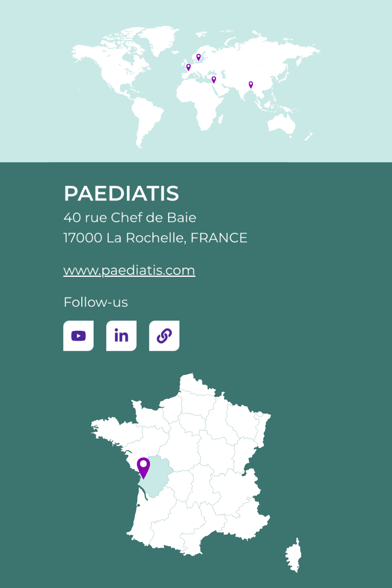 Création de la landing page Drinkaps® de Paediatis